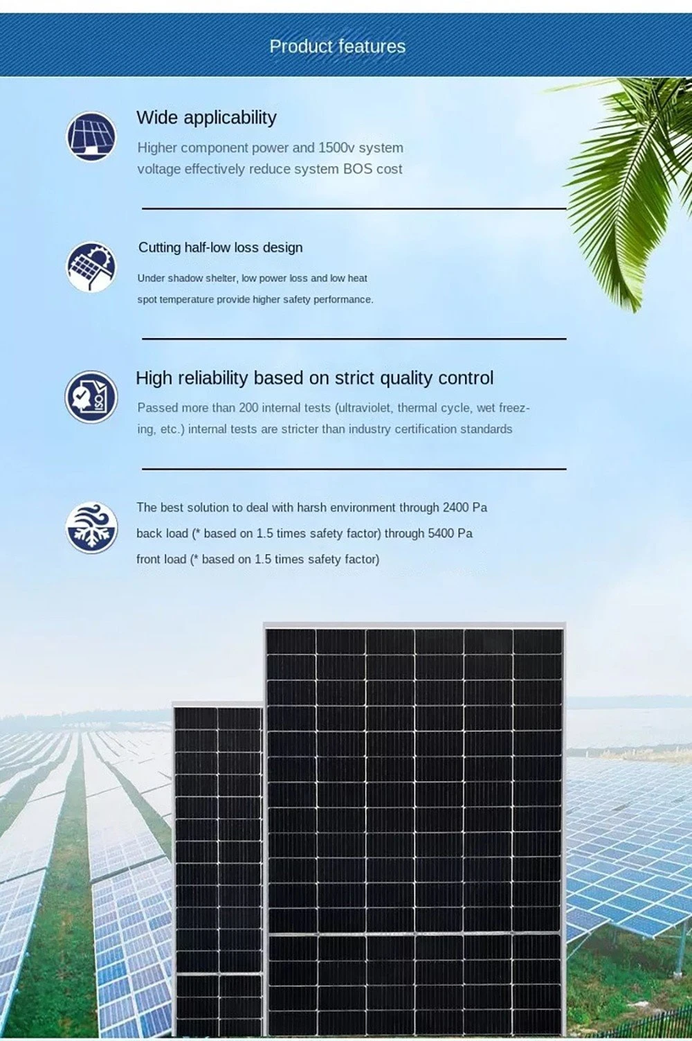 144 Half Cells Solar Panel3