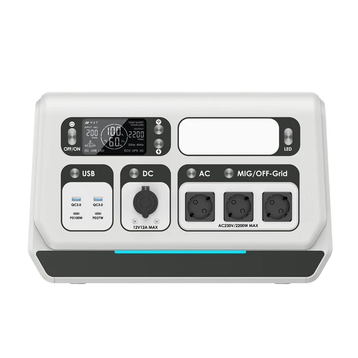2048WH 2200W Portable Power Bank With WIFI