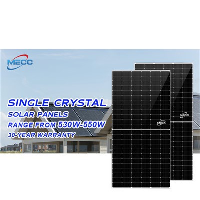 580W schlankes Mono -Solarpanel