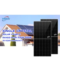Robustes Doppelglas-Solarpanel 550 W